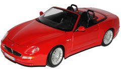 BUR12019 - Voiture cabriolet sportive MASERATI GT Spyder couleur rouge