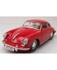 BUR22079RO - Voiture coupé de 1961 rouge – PORSCHE 356B