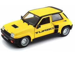 BUR21088GEZW - Voiture de 1982 jaune et noire – RENAULT 5 Turbo