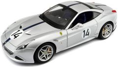 BUR76103 - Voiture de courses FERRARI California T couleur grise n°14