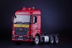 IMC32-0133 - Camion solo 6x4 MERCEDES Arocs Bigspace aux couleurs CAPELLE édité à 150 pièces