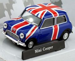 CAR251PNDF - Voiture citadine MINI COOPER Union Jack décoration du drapeau anglais