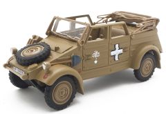CAR455 - Voiture des divisions de l' Afrika Korps de 1940 VOLKSWAGEN Kubelwagen 82 de couleur sable non bâchée