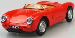CAR813055B - Voiture sportive PORSCHE 550A Spyder de couleur rouge EN BOITE ABIMEE