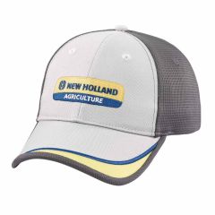 CAS288319 - Casquette de couleur grise Jaune et Bleu - NEW HOLLAND