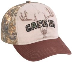 CAS292489 - Casquette version camouflage de la marque CASE IH avec dessin d'un cerf
