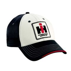 CASCA7816 - Casquette de couleur Noir et Blanche - INTERNATIONAL HARVESTER