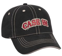 CASCASEIH253529 - Casquette CASE IH couleur noire avec écriture rouge sur fond gris