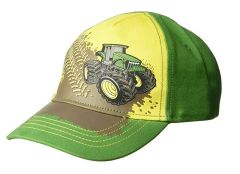 CASJSH964GT - Cap with Tractor JOHN DEERE Green and Yellow