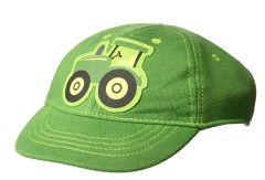 CASJSH967GF - Casquette pour Bébé 6/12 mois avec tracteur de couleur verte - JOHN DEERE