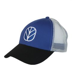 CASNH5002 - Casquette en maille de couleur noire, bleue et grise - NEW HOLLAND