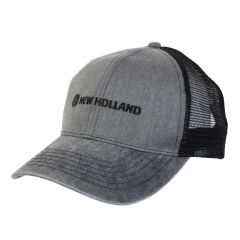 CASNH5003 - Casquette en Maille de couleur noire et grise - NEW HOLLAND