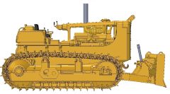 CCMD9G-01 - CATERPILLAR D9G version pousseur sans cabine BIENTOT DISPO FIN 2018
