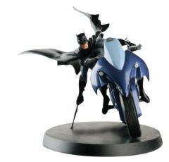 MAGCDCUKCYCLE - Figurine mesurant de la série DC Comics – BATMAN avec sa BATCYCLE