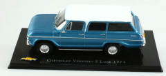MAGCHEVERANEIO71 - Voiture break CHEVROLET Veraneio S Luxe de 1971 de couleur bleu