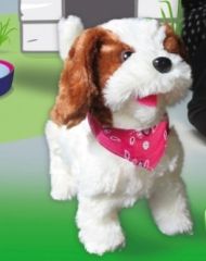 JAM460340 - Chien Radiocommandé de couleur Brun et Blanc