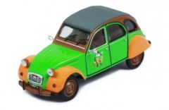 IXOCLC374N - Voiture de 1978 couleur verte et orange – CITROEN 2CV