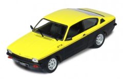 IXOCLC383N - Voiture coupé de 1976 couleur jaune et noire - OPEL Kadett C GT/E