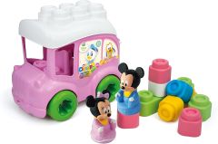 CLE14825 - Jeu de construction -Le Bus de Minnie avec cubes souples