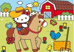CLE23618 - Jeu puzzle HELLO KITTY de 30 pièces 48.5 x 33.5cm