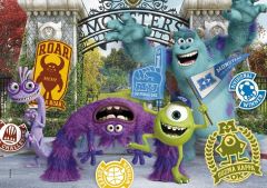 CLE23641 - Puzzle de dessin animé MONSTER UNIVERSITY Contient: 104 Pièces 68x48cm