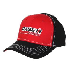 CASCNH100 - Casquette CASE IH de couleur rouge et noire