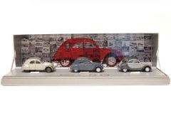 NOREV151350 - Set de voitures en boite prestige CITROEN 60 ans de la 2cv