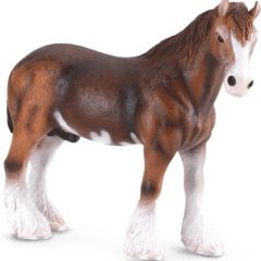 COL88153 - Figurine de l'univers des chevaux - Cheval de Clydesdale