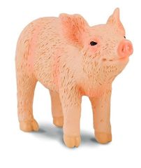 COLL88344 - Figurine de l'univers des animaux de la ferme - Porcelet flairant