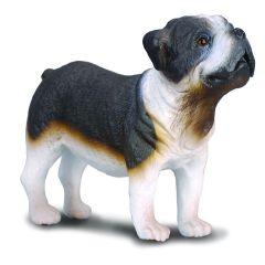 COLL88179 - Figurine de l'univers des animaux de la ferme - Chien de race Bull Dog