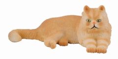 COLL88330 - Figurine de l'univers des animaux de la ferme - Chat Couché de race Persan
