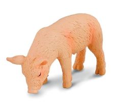 COLL88346 - Figurine de l'univers des animaux de la ferme - Porcelet qui mange