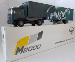 CON63101 - Camion 4x2 MAN M 2000M et semi 2 essieux au couleur MAN