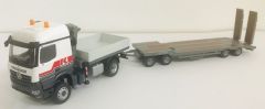 CON78239/0 - Camion benne avec grue MERCEDES Arocs et porte engins aux couleurs KASSECKER