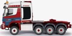 CON78246 - Camion 8x6 MERCEDES AROCS Stream Space et semi porte engins surbaissée aux couleurs Transports SPIEGL
