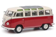 SCH0454 - Combi de couleur rouge - VOLKSWAGEN SAMBA T1B
