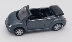 WEL2035GR - Voiture Grise métallisée VOLKSWAGEN NEW BEETLE modèle à friction vendue sans boite