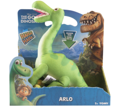 L62904A - Peluche ARLO du film LE VOYAGE D'ARLO avec bruitage