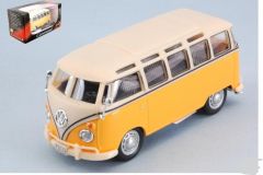 CAR60330GECR - Véhicule de couleur crème et jaune – VW T1 samba