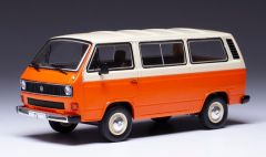 IXOCLC501N.22 - Voiture de 1981 couleur orange et blanc – VW Type 2 T3 Caravelle