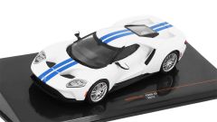 IXOCLC536N - Voiture de 2017 couleur blanc et bleu – FORD GT