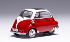 IXOCLC604N.22 - Voiture de 1959 couleur rouge et blanche - BMW Isetta