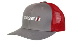 CNH108 - Casquette de couleur grise arrière en maille rouge – CASE IH