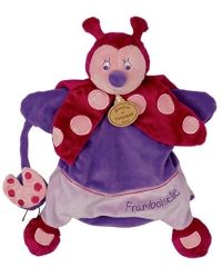 DC1062 - Doudou de la gamme Marionnette - Mario Coccinelle de couleur Violet