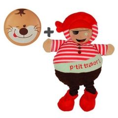 DC2290PIRATE - Pantins de la gamme DOUDOU ET COMPAGNIE - déguisés en Pirate