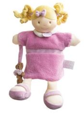 DC2353 - Doudou de la gamme Marionnette - Demoiselle de couleur Rose