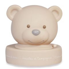 DC2488BEIGE - Veilleuse couleur beige de la gamme LES ACCESSOIRES DE DOUDOU - Ours