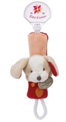 DC2509CHIEN - Attache-sucette de la gamme LES ACCESSOIRES DE DOUDOU - Chien