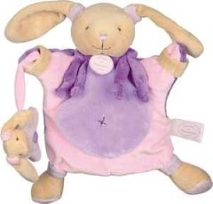 DC2571 - Doudou de la gamme Marionnette - Lapin de couleur Violet