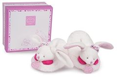 DC2702 - Chausson avec hochet de la gamme LAPIN CERISE